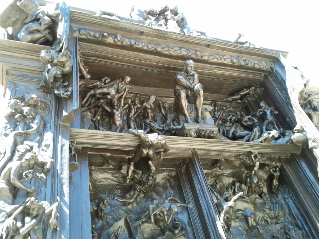 Rodin's The Thinker, The Gates of Hell, from Dante